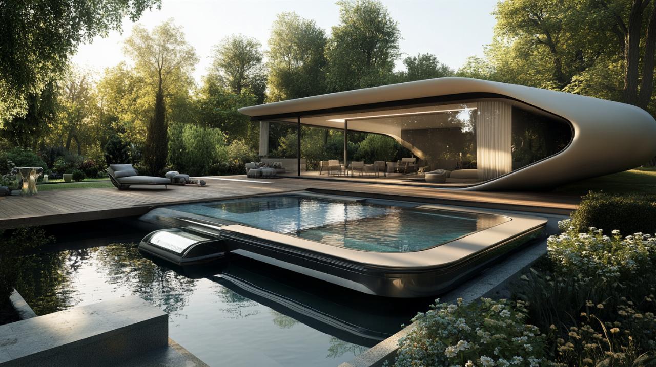 Piscina que Sale del Suelo con Fondo Móvil: Análisis de sus 4 Ventajas y 3 Inconvenientes para Espacios Interiores