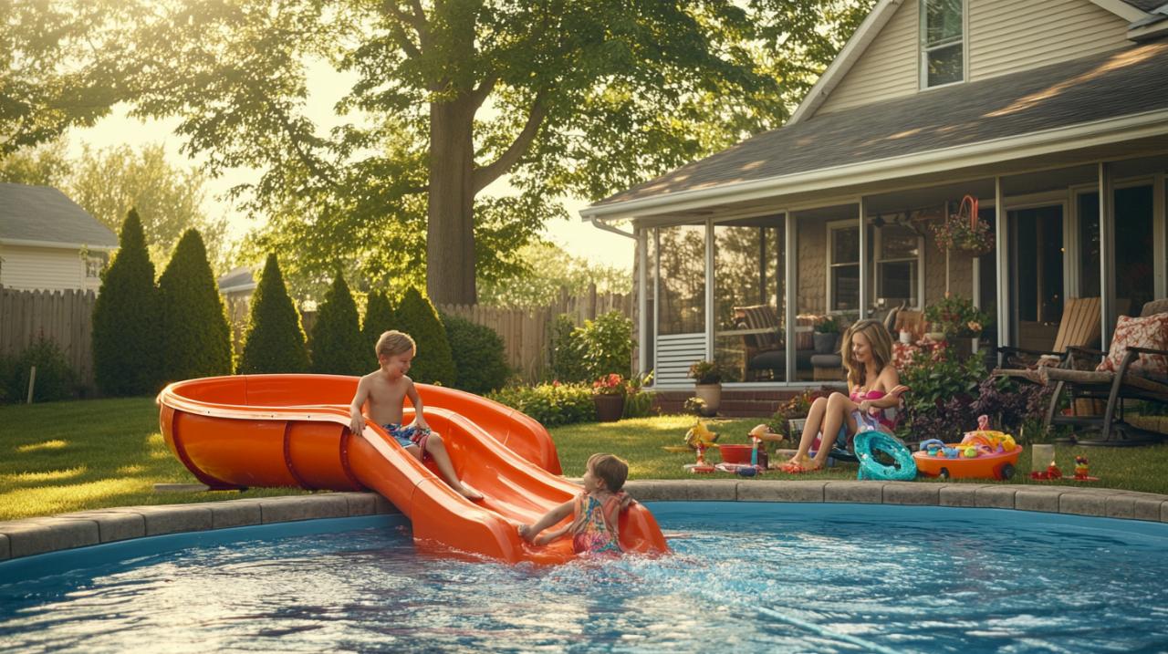 Tobogán para una piscina elevada: ¿cuál elegir en Amazon? Comparativa de accesorios acuáticos y tiempos de entrega